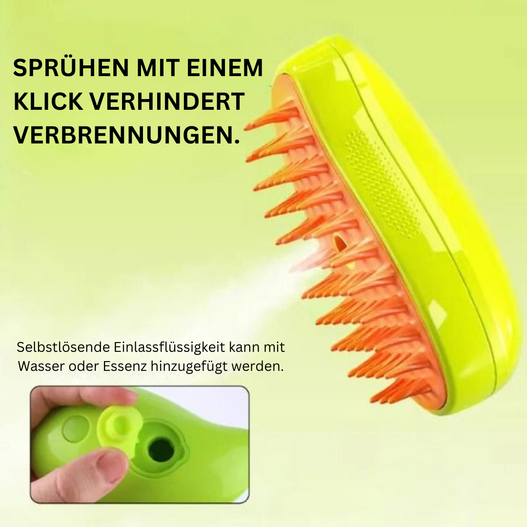 DAMPFBÜRSTE FÜR HAUSTIERE