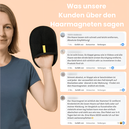 Pfotenglanz™ Haarentferner Handschuh für Katzen & Hunde